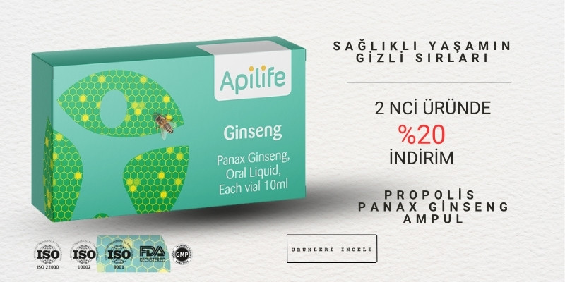 Panax ginseng propolis ampül