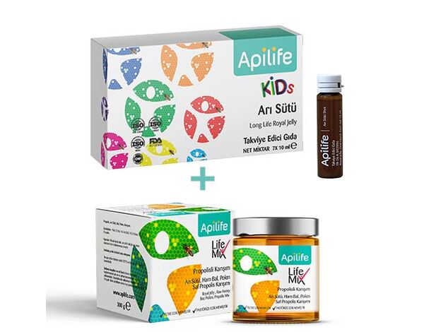 Arı Sütü Kids Ampül ve Life Mix