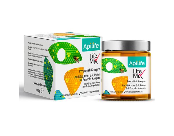 Arı Sütü Bal Polen Propolisli Karısım - Apilife Life Mix